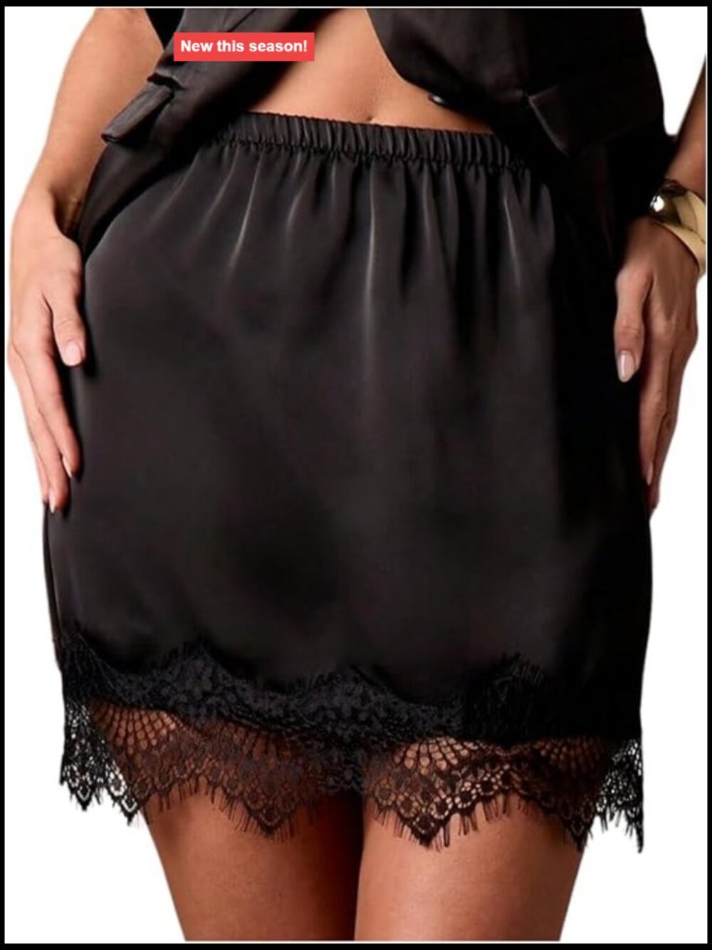 Lace Trim Silk Mini Skirt Y2K Coquette Festival Concert Outfits A Line